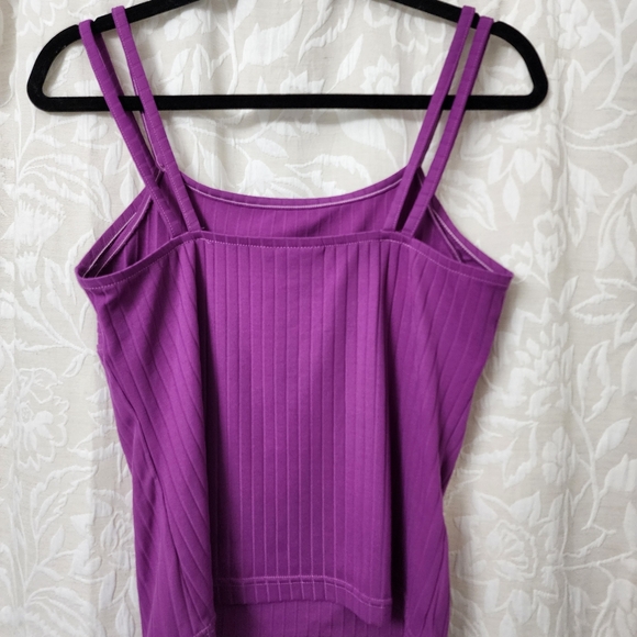 SOLD TOGETHER  Just For You!! Lululemon Black & Purple Capris FREE large Top!! - Picture 7 of 8